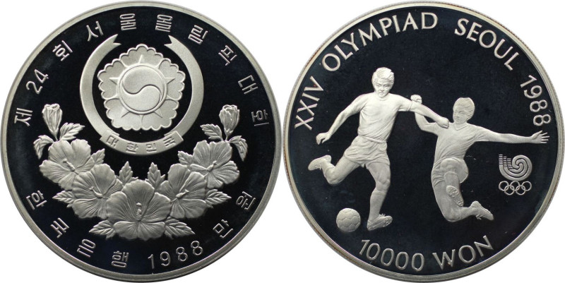 Weltmünzen und Medaillen, Südkorea / Korea South. XXIV. Olympische Sommerspiele,...