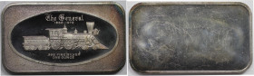 Medaillen und Jetons, Silberbarren / Silver Bar. 1 oz .999 Fine Silver Bar, The General 1862-1972