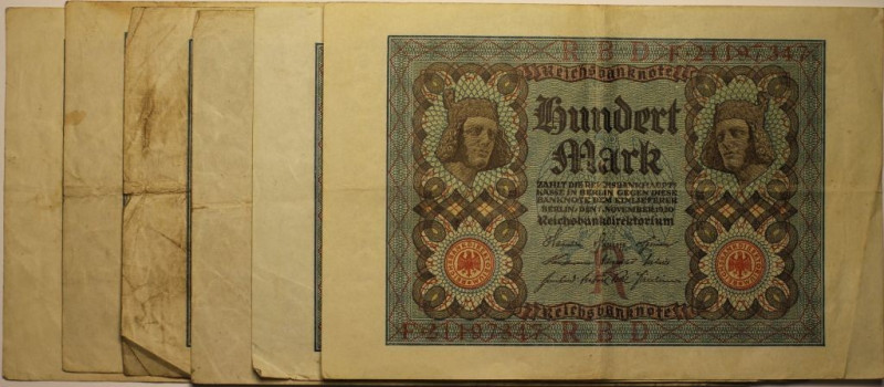 Banknoten, Deutschland / Germany, Lots und Sammlungen. Notgeld Berlin, Reichsban...