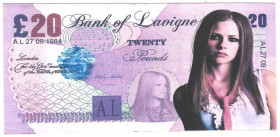 Banknoten, Fantasy Spielgeld / Fantasy play money. Lavigne. 20 Pounds. Unc