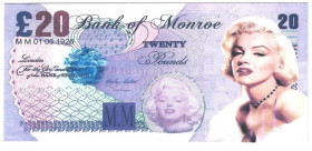 Banknoten, Fantasy Spielgeld / Fantasy play money. Monroe. 20 Pounds. Unc