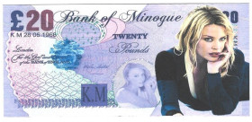 Banknoten, Fantasy Spielgeld / Fantasy play money. Minogue. 20 Pounds. Unc