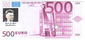 Banknoten, Fantasy Spielgeld / Fantasy play money. Serie Fußballhelden. 500 Euro ND. Unc