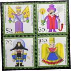 Briefmarken / Postmarken, Deutschland / Germany. BRD. Deutsche Bundespost. Weihnachten 1990. Lot von 4 Stück. L1484-1487. **