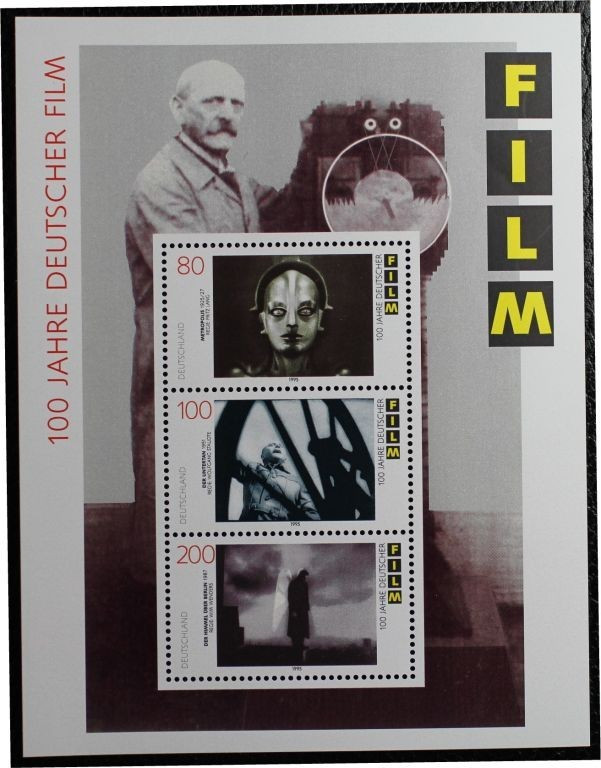 Briefmarken / Postmarken, Deutschland / Germany. BRD. 100 Jahre Deutscher Film. ...