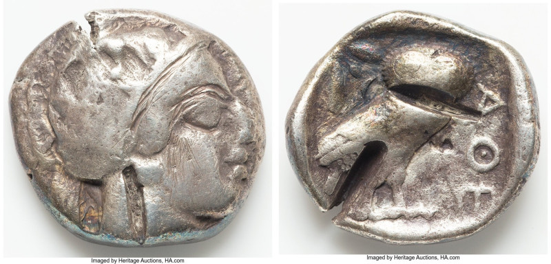 ATTICA. Athens. Ca. 440-404 BC. AR tetradrachm (24mm, 16.66 gm, 5h). Fine, toole...