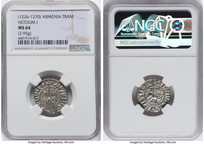 Cilician Armenia. Hetoum I Tram ND (1226-1270) MS64 NGC, 2.95gm. HID09801242017 ...