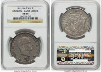 Kingdom of Napoleon. Napoleon I 5 Lire 1811/0-M AU58 NGC, Milan mint, KM10.4. Large letters. From the Meduno Collection HID09801242017 © 2022 Heritage...