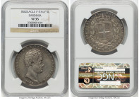 Sardinia. Carlo Alberto 5 Lire 1842 (Eagle)-P VF35 NGC, Turin mint, KM130.1. From the Meduno Collection HID09801242017 © 2022 Heritage Auctions | All ...