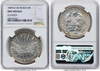 Republic 8 Reales 1889 Go-RR UNC Details (Cleaned) NGC, Guanajuato mint, KM377.8. HID09801242017 © 2022 Heritage Auctions | All Rights Reserved