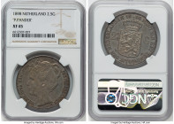 Wilhelmina 2-1/2 Gulden 1898 XF45 NGC, Utrecht mint, KM123, Dav-237. P.Pander variety. One year type. HID09801242017 © 2022 Heritage Auctions | All Ri...