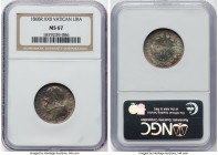 Pius IX Lira Anno XXII (1868)-R MS67 NGC, Rome mint, KM1378. From the Meduno Collection HID09801242017 © 2022 Heritage Auctions | All Rights Reserved