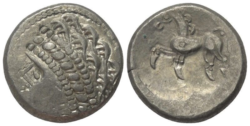 Ostkelten. Noricum. Ostnoricum.

 Tetradrachme (Silber).
Typ Samobor / A.

...