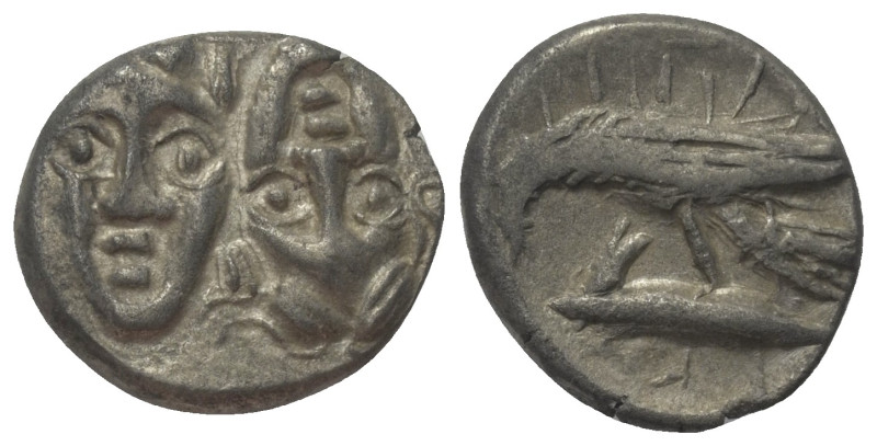 Imitationen griechischer Münzen.


Nachahmung einer Prägung von Istros (Moesi...