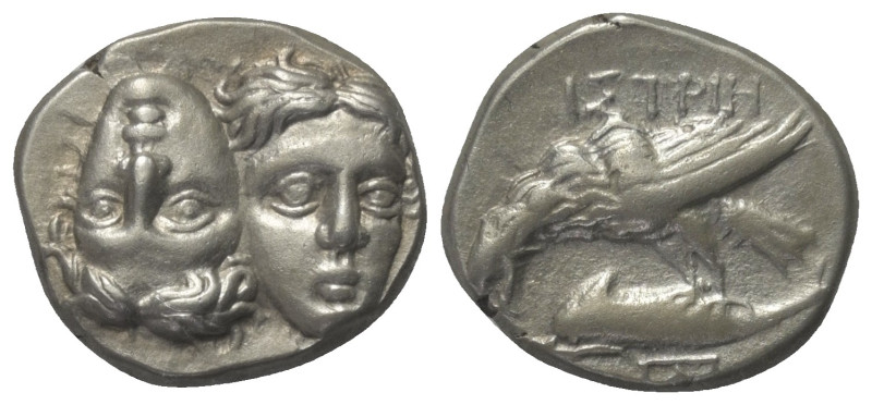 Moesia Inferior. Istros.

 Drachme (Silber). Ca. 280 - 256 v. Chr.
Vs: Zwei j...