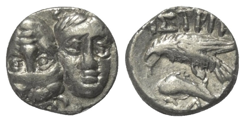 Moesia Inferior. Istros.

 Trihemiobol (Silber). Ca. 280 - 255 v. Chr.
Vs: Zw...