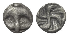 Thrakien. Apollonia Pontika.

 Obol (Silber). Ca. 540 - 530 v. Chr.
Vs: Anker.
Rs: Viergeteiltes Quadratum incusum, je zwei parallele Linien in de...
