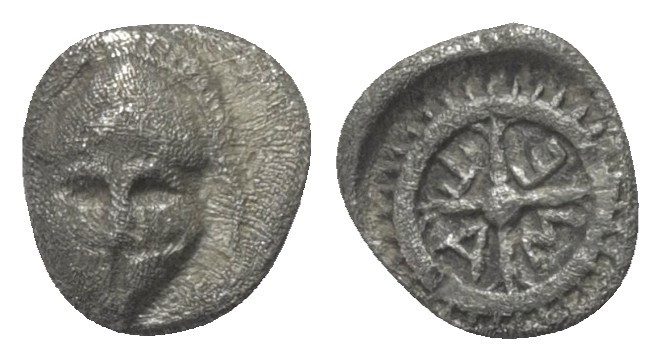 Thrakien. Mesembria.

 Obol (Silber). Ca. 420 - 320 v. Chr.
Vs: Korinthischer...