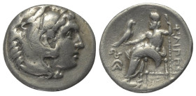 Königreich Makedonien. Philippos III. Arrhidaios (323 - 317 v. Chr.).

 Drachme (Silber). Ca. 323 - 317 v. Chr. Lampsakos.
Vs: Kopf des jugendliche...