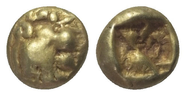 Königreich Lydien. Alyattes - Kroisos (605 - 540 v. Chr.).

 1/12 Stater bzw. ...