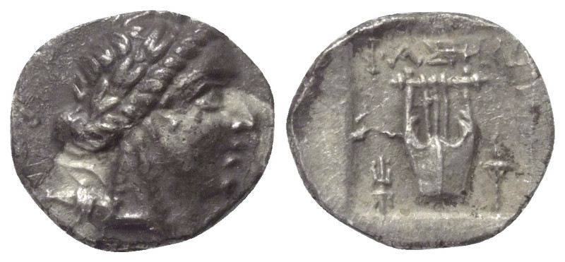 Lykien. Lykischer Bund.

 Drachme (Silber). Ca. 88 - 84 v. Chr. Phaselis.
Vs:...