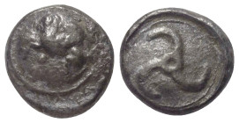 Dynasten von Lykien. Khinakha (ca. 470 / 440 v. Chr.).

 1/3 Stater (Tetrobol, Silber). Ca. 470 - 440 v. Chr.
Vs: Pegasos auf Rundschild nach links...
