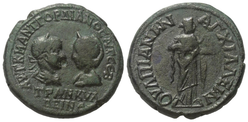 Thrakien. Anchialos. Gordianus III. (238 - 244 n. Chr.) und Tranquillina.

 Br...