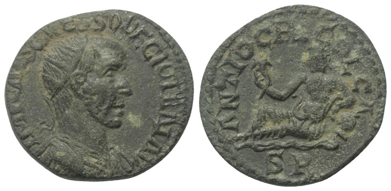 Pisidien. Antiochia. Traianus Decius (249 - 251 n. Chr.).

 Bronze.
Vs: Büste...