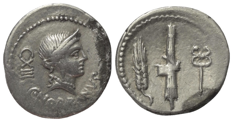 C. Norbanus.

 Denar (Silber). 83 v. Chr. Rom.
Vs: C NORBANVS. Kopf der Venus...