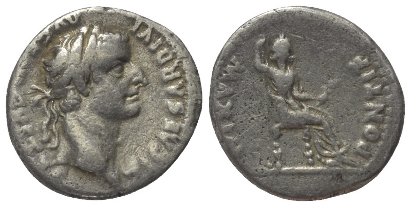 Tiberius (14 - 37 n. Chr.).

 Denar (Silber). 18 - 35 n. Chr. Rom.
Vs: TI CAE...