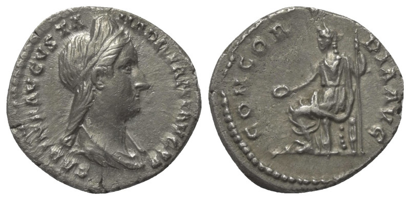 Sabina (gest. 136 n. Chr.).

 Denar (Silber). 129 n. Chr. Rom.
Vs: SABINA AVG...
