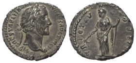 Antoninus Pius (138 - 161 n. Chr.).

 Denar (Silber). 151 - 152 n. Chr. Rom.
Vs: IMP CAES T AEL HADR [ANTO]NINVS AVG PIVS P P. Kopf mit Lorbeerkran...