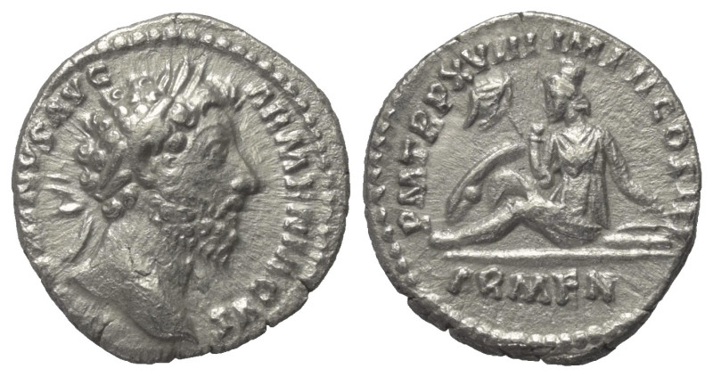 Marcus Aurelius (161 - 180 n. Chr.).

 Denar (Silber). 164 n. Chr. Rom.
Vs: A...