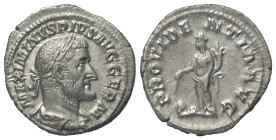 Maximinus I. Thrax (235 - 238 n. Chr.).

 Denar (Silber). 236 - 237 n. Chr. Rom.
Vs: MAXIMINVS PIVS AVG GERM. Büste mit Lorbeerkranz, Paludament un...