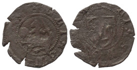 Moldau - Fürstentum (1354 - 1854). Ilias I. (1432 - 1433 und 1435 - 1436).

 Groschen (Billon, ursprünglich versilbert).
Typ IV.

Vs: Reiter auf ...