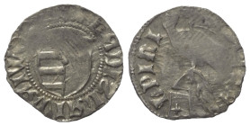 Walachei - Fürstentum. Vladislav I. (1364 - 1377).

 Dinar (Silber).
Vs: + M(oneta) LADISLAI WOIWODE. Gespaltenes Wappenschild.
Rs: TRANSA - LPINI...