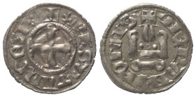 Epirus - Despotat. Philipp von Tarent (1294 - 1313).

 Denar (Silber).
Vs: + PhS P TAR DESP. Kreuz.
Rs: + NEPANTI CIVIS. Stilisiertes Kastell.

...