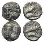 Griechische Münzen - Lots.


Istros (Moesia Inferior).

Lot (2 Stück, Silber): Hemiobol; ca. 4. - 2. Jhdt. v. Chr.

Sehr schön - fast sehr schö...
