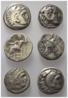 Griechische Münzen - Lots.


Alexander III. (Königreich Makedonien).

Lot (6 Stück, Silber, zum Teil subärat): Drachme; ca. 4. - 3. Jhdt. v. Chr....