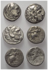 Griechische Münzen - Lots.


Alexander III. (Königreich Makedonien).

Lot (6 Stück, Silber): Drachme; ca. 4. - 3. Jhdt. v. Chr.

Sehr schön - f...