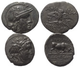 Griechische Münzen - Lots.


Pergamon (Mysien) / Seleukos I. (Königreich der Seleukiden).

Lot (2 Stück): Bronze; ca. 4. - 2. Jhdt. v. Chr.

Se...