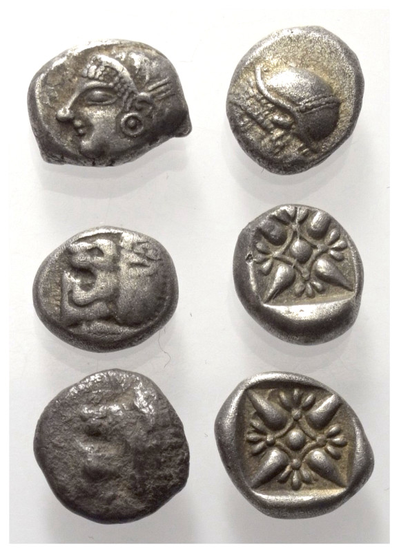 Griechische Münzen - Lots.


Milet / Phokaia (Ionien).

Lot (6 Stück, Silbe...