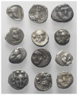 Griechische Münzen - Lots.


Unter anderem: Milet (Ionien) / Selge (Pisidien) / Laranda (Lykaonien).

Lot (12 Stück, Silber): verschiedene Nomina...