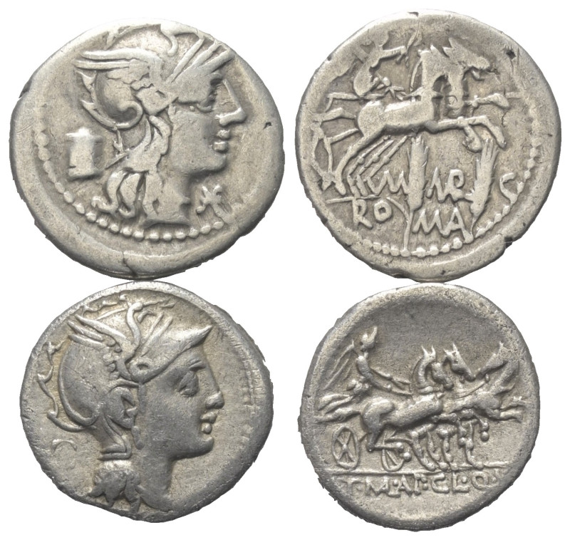 Römische Münzen - Lots. Republik.


Lot (2 Stück, Silber): Denare aus dem 1. ...