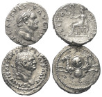 Römische Münzen - Lots. Kaiserzeit.


Lot (2 Stück, Silber): Denare des Vespasianus (69 - 79 n. Chr.).

Sehr schön.

Verkauft wie besehen, kein...