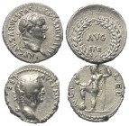 Römische Münzen - Lots. Kaiserzeit.


Lot (2 Stück, Silber): Denare des Vespasianus (69 - 79 n. Chr.).

Kratzer, Stempelausbruch, raue Oberfläche...