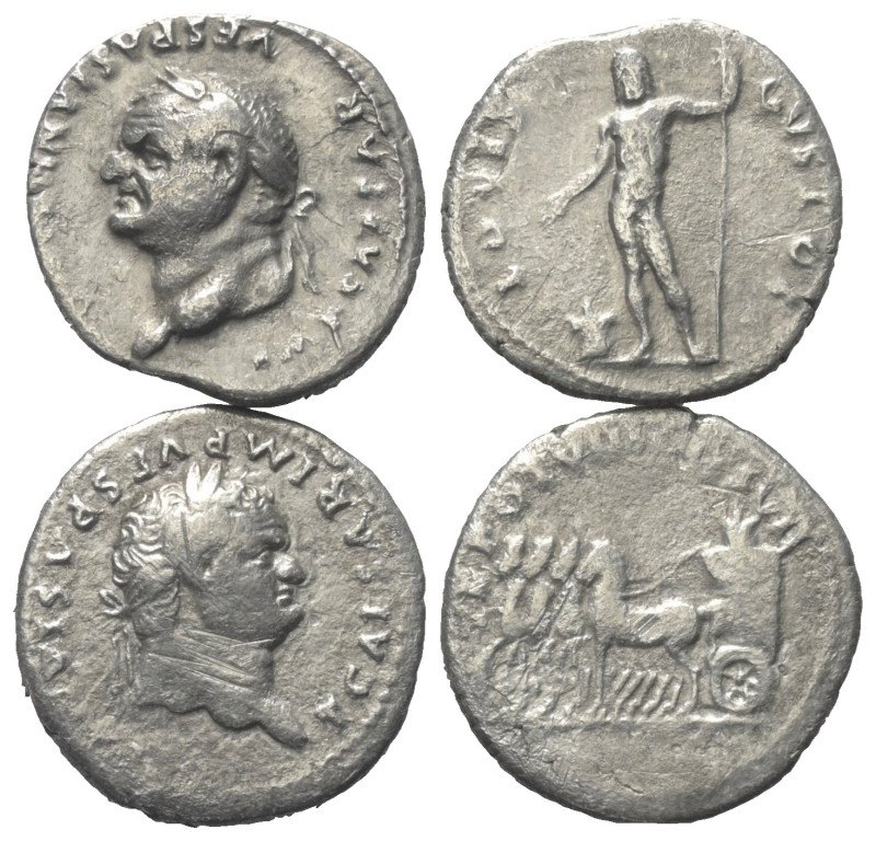 Römische Münzen - Lots. Kaiserzeit.


Lot (2 Stück, Silber): Denare des Vespa...