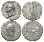 Römische Münzen - Lots. Kaiserzeit.


Lot (2 Stück, Silber): Denare des Vespasianus (69 - 79 n. Chr.) und Titus (79 - 81 n. Chr.).

Sehr schön.
...