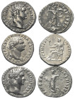 Römische Münzen - Lots. Kaiserzeit.


Lot (3 Stück, Silber): Denare des Domitianus (81 - 96 n. Chr.)..

Sehr schön.

Verkauft wie besehen, kein...