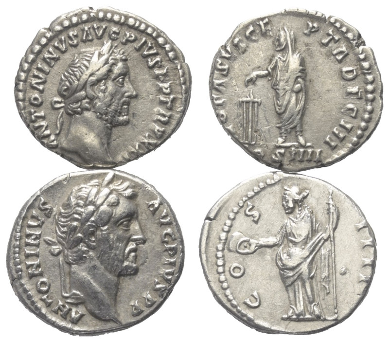Römische Münzen - Lots. Kaiserzeit.


Lot (2 Stück, Silber): Denare des Anton...